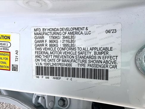 Certified 2023 Honda Civic LX image 64