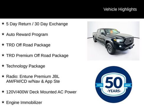 Used 2021 Toyota Tacoma TRD Off-Road w/ TRD Premium Off Road Package AWD/4WD image 8