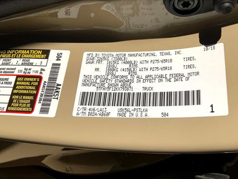 Used 2019 Toyota Tundra Limited w/ TRD Off Road Package AWD/4WD image 33