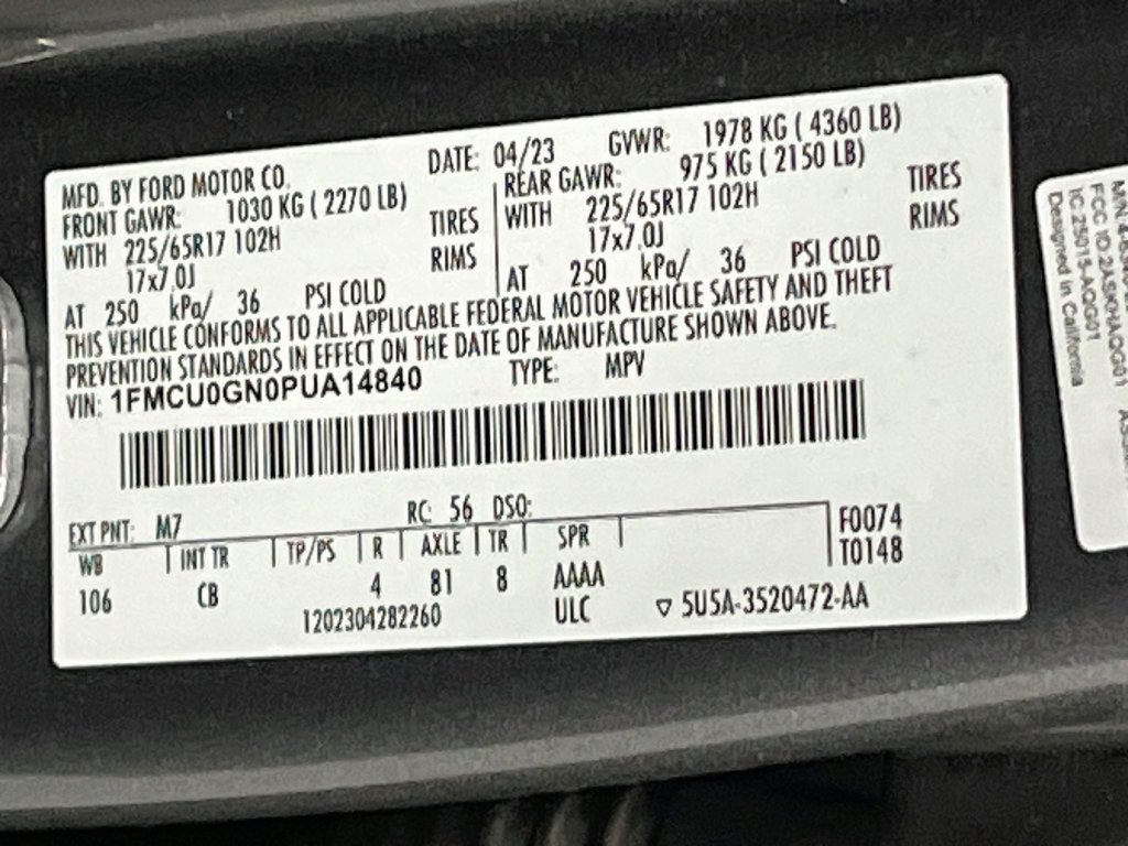 Used 2023 Ford Escape Active w/ Tech Pack #2 FWD image 32