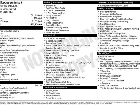 Used 2024 Volkswagen Jetta S FWD image 17