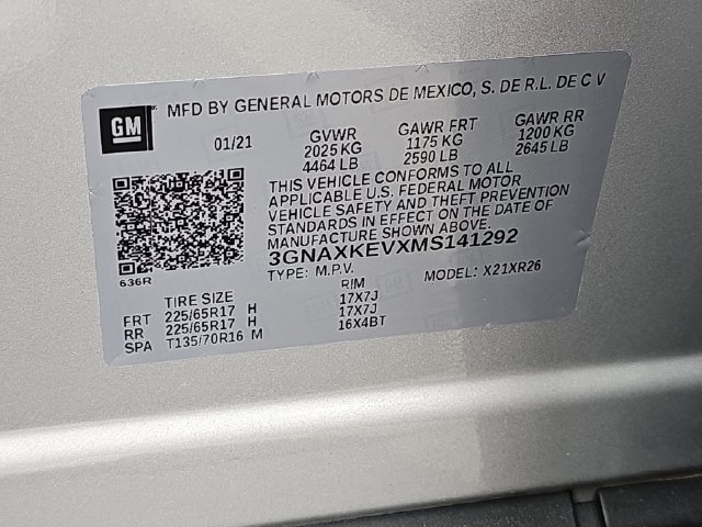 Used 2021 Chevrolet Equinox LT FWD image 36