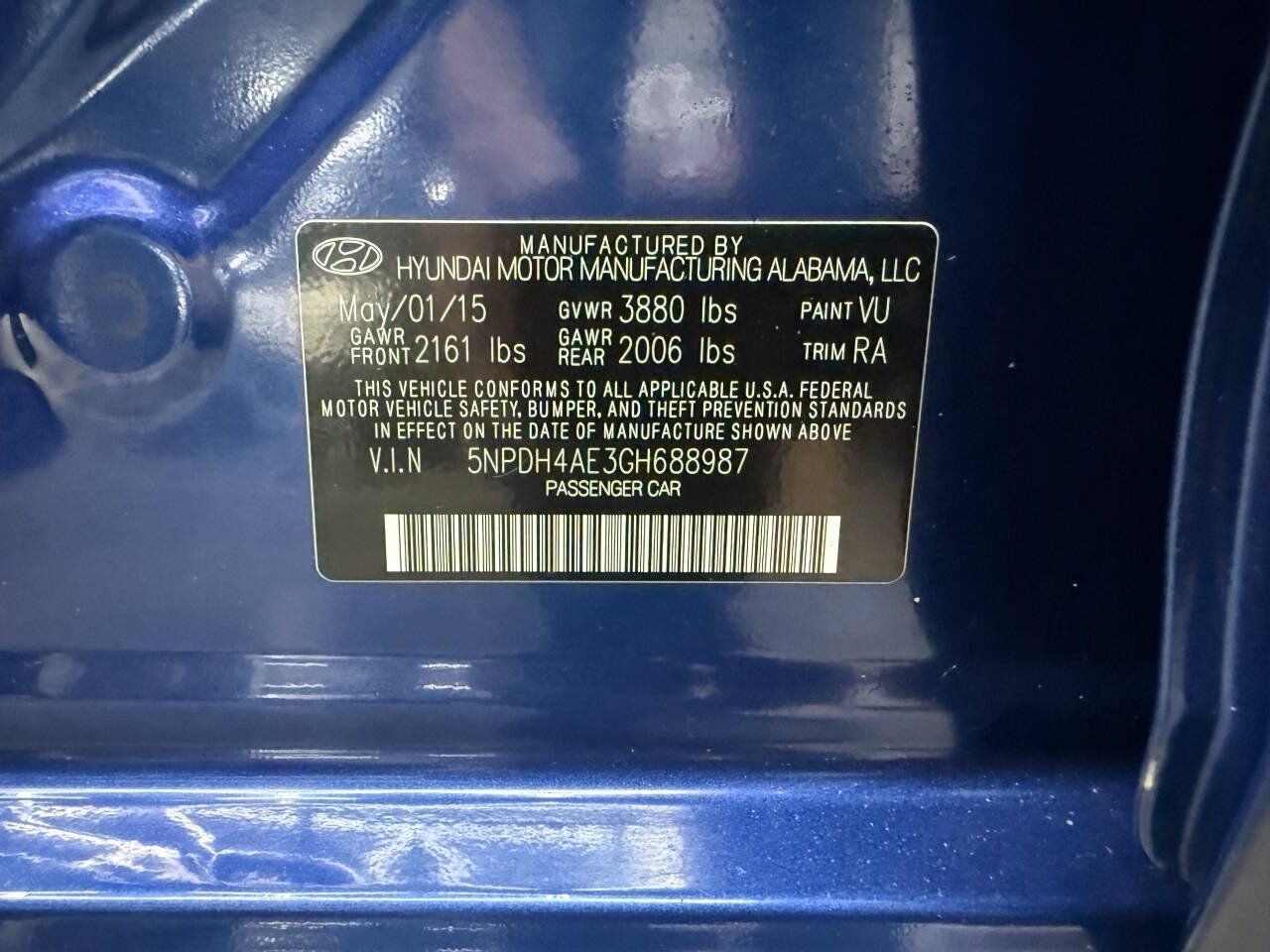 Used 2016 Hyundai Elantra SE w/ Option Group 02 FWD image 30
