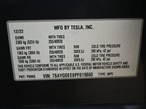 Used 2023 Tesla Model Y Long Range AWD/4WD image 13