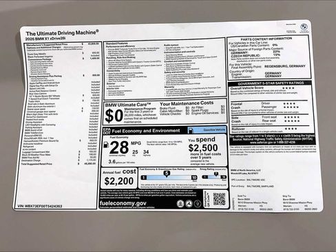 New 2026 BMW X1 xDrive28i w/ Convenience Package image 22