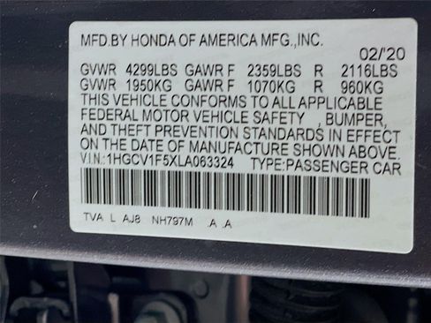 Used 2020 Honda Accord EX-L image 34