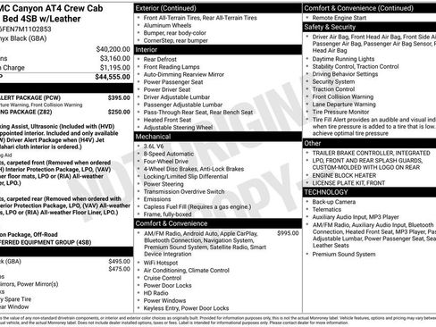 Used 2021 GMC Canyon AT4 w/ Driver Alert Package image 19