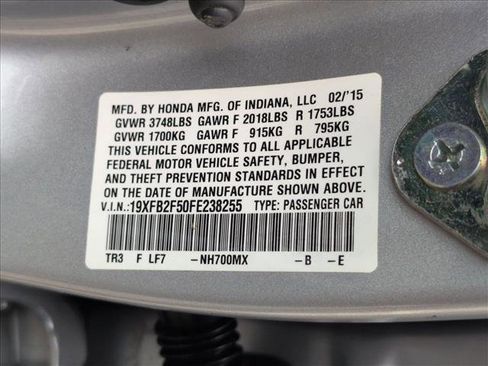 Used 2015 Honda Civic LX image 24