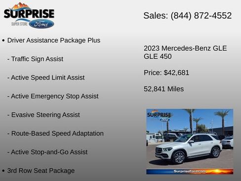 Used 2023 Mercedes-Benz GLE 450 4MATIC w/ 3rd Row Seat Package image 12