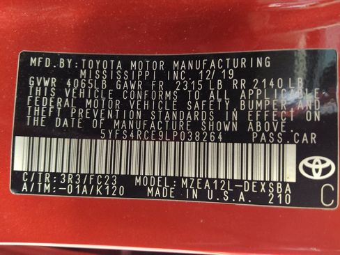 Used 2020 Toyota Corolla SE FWD image 33