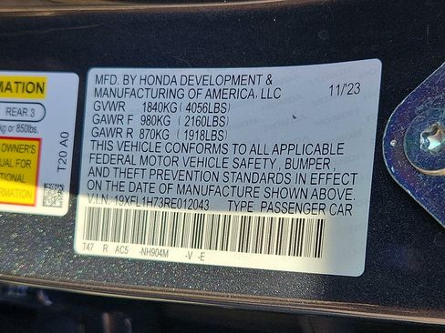 Certified 2024 Honda Civic EX-L image 27