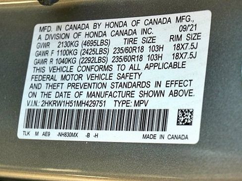 Used 2021 Honda CR-V EX image 13