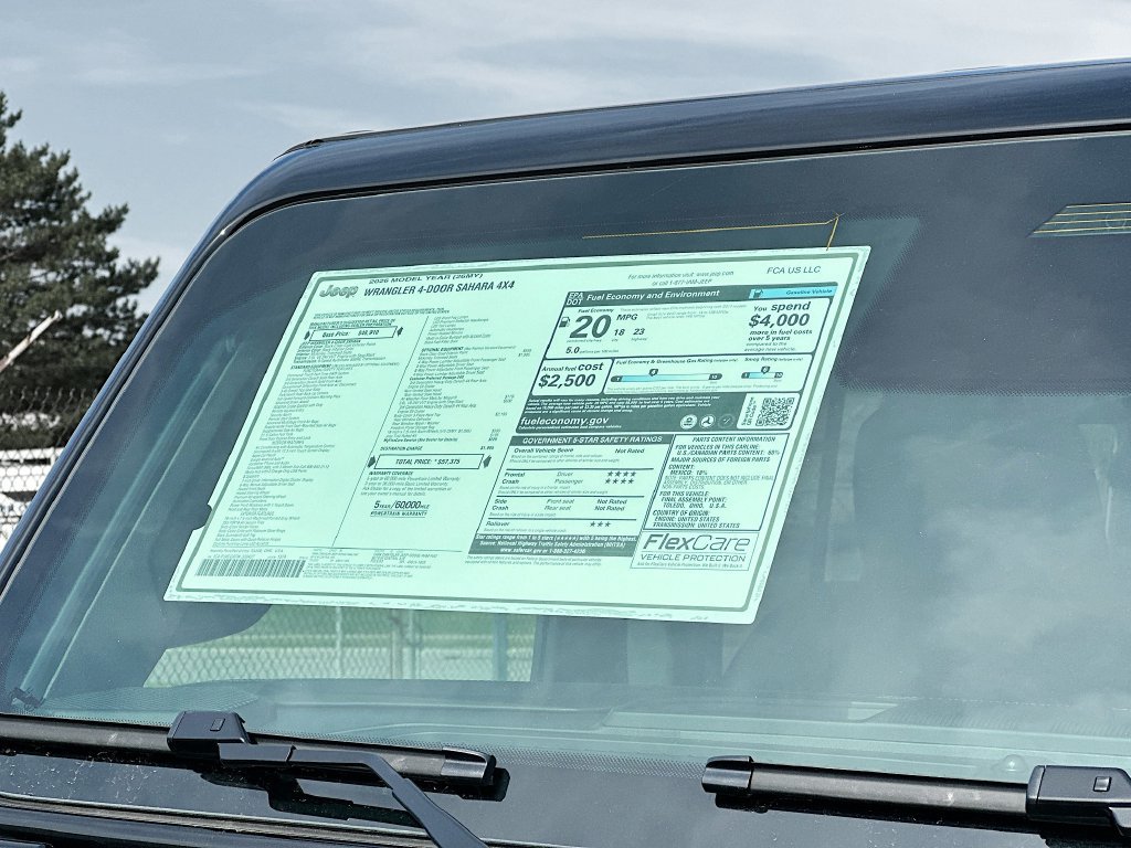 New 2026 Jeep Wrangler Unlimited Sahara AWD/4WD image 12