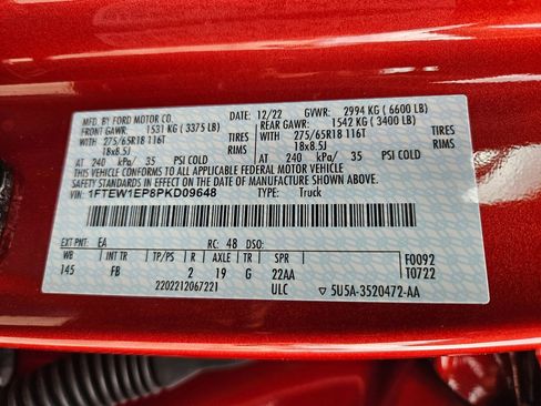 Certified 2023 Ford F150 XLT w/ Equipment Group 302A High image 36