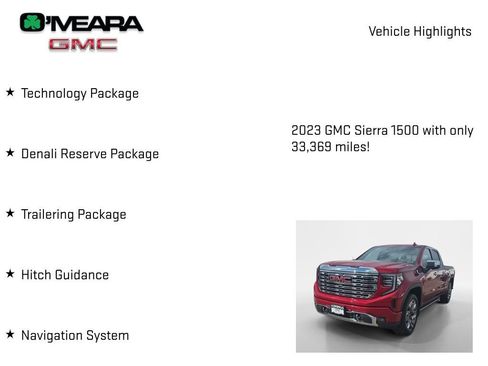 Used 2023 GMC Sierra 1500 Denali w/ Denali Reserve Package AWD/4WD image 8