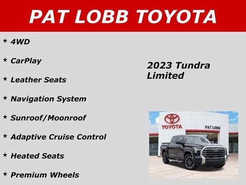 Used 2023 Toyota Tundra Limited w/ Power Package AWD/4WD image 40