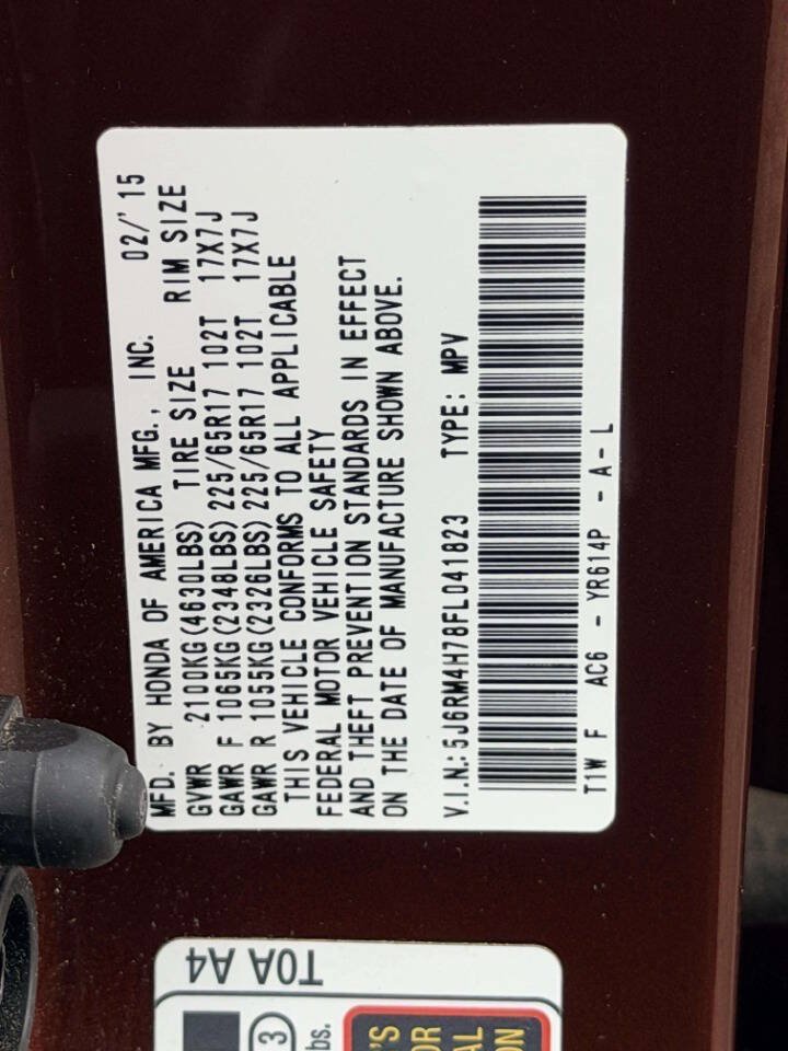 Used 2015 Honda CR-V EX-L image 19