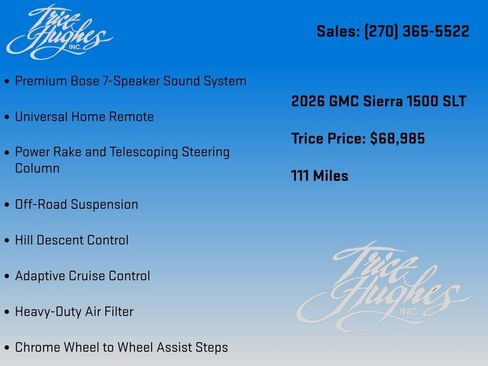 New 2026 GMC Sierra 1500 SLT w/ SLT Premium Package AWD/4WD image 26