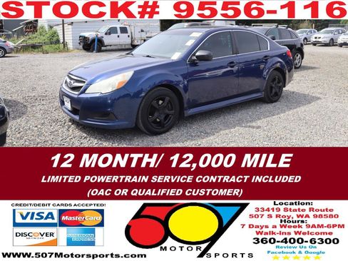 Used 2011 Subaru Legacy 2.5i AWD/4WD image 2