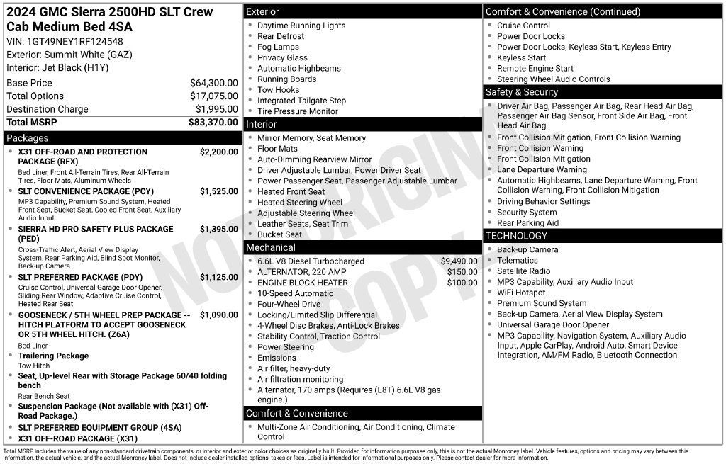 Used 2024 GMC Sierra 2500 SLT AWD/4WD image 3