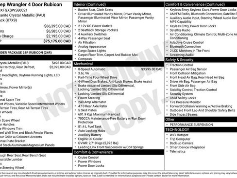 Used 2025 Jeep Wrangler Unlimited Rubicon AWD/4WD image 42
