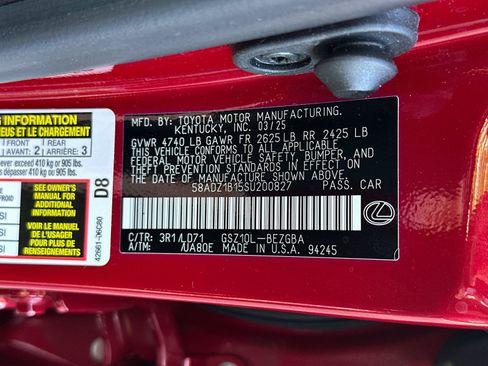Used 2025 Lexus ES 350 w/ Premium Package FWD image 36