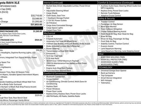 Certified 2025 Toyota RAV4 XLE w/ Convenience Package AWD/4WD image 36