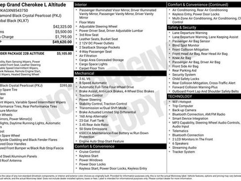 Used 2022 Jeep Grand Cherokee L Laredo AWD/4WD image 5