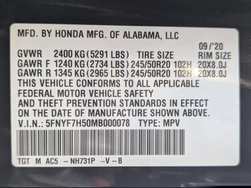 Used 2021 Honda Passport EX-L image 28