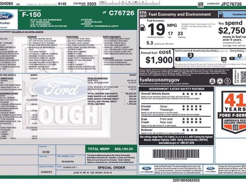 Used 2018 Ford F150 King Ranch w/ Equipment Group 601A Luxury AWD/4WD image 8