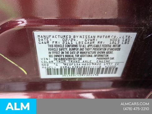 Used 2024 Nissan Sentra SV FWD image 21