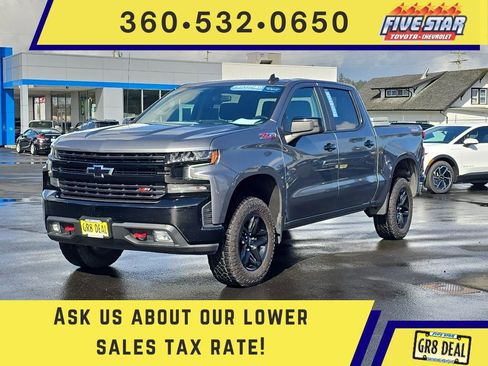 Certified 2021 Chevrolet Silverado 1500 LT Trail Boss w/ LPO, Dark Essentials Package image 1