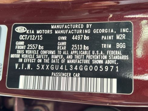 Used 2016 Kia Optima EX w/ Premium Package image 20