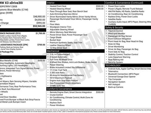 Used 2024 BMW X3 xDrive30i w/ Convenience Package image 40