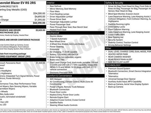 Used 2024 Chevrolet Blazer EV RS image 5