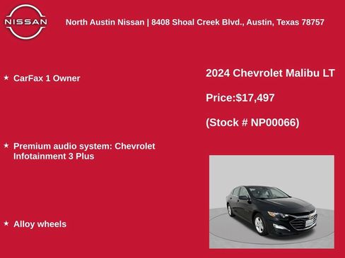 Used 2024 Chevrolet Malibu LT FWD image 11