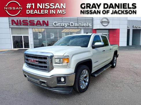 Used 2014 GMC Sierra 1500 SLT w/ SLT Crew Cab Value Package RWD image 3