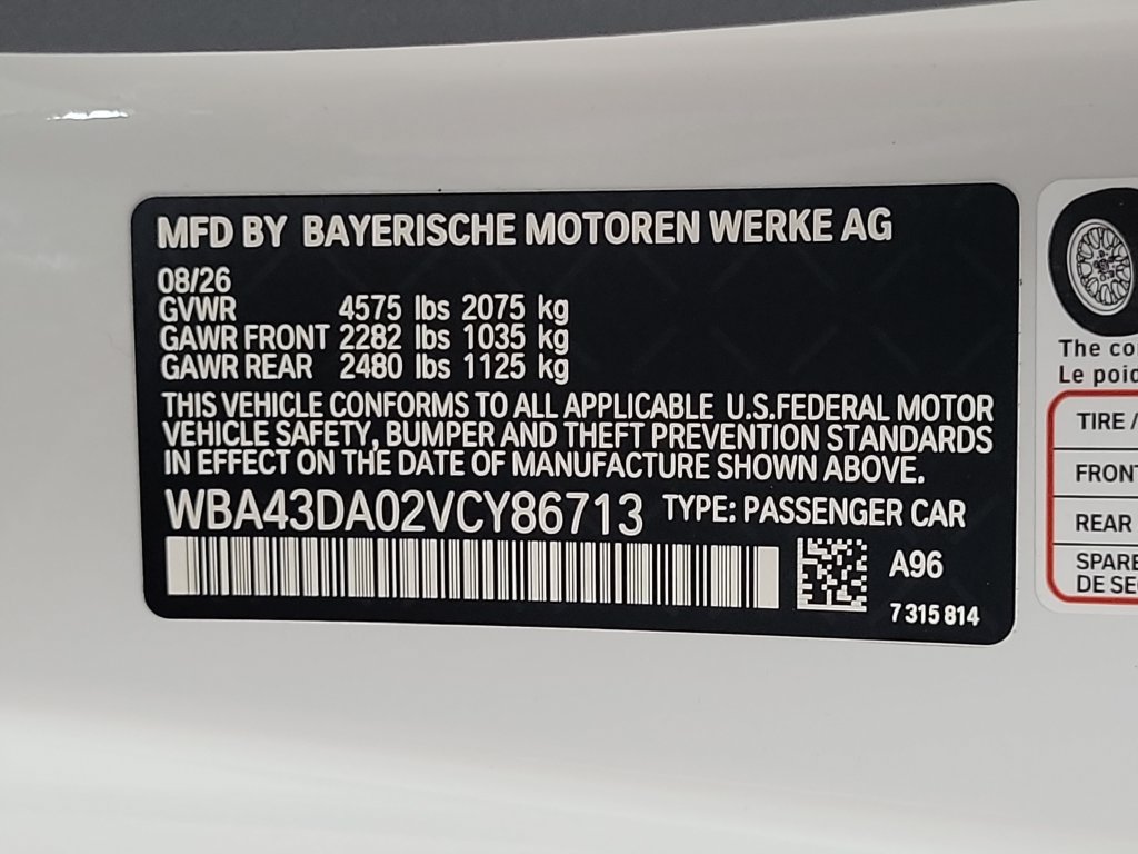 New 2027 BMW 430i Coupe w/ Parking Assistance Package RWD image 23