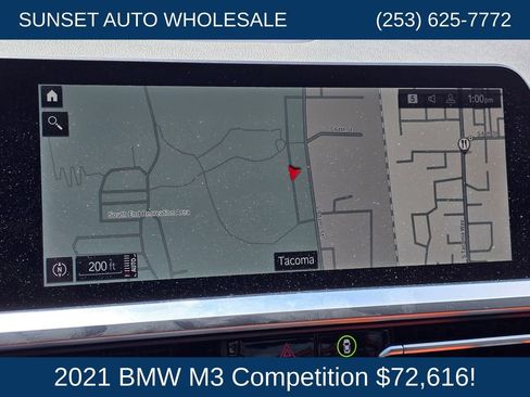 Used 2021 BMW M3 Competition RWD image 37