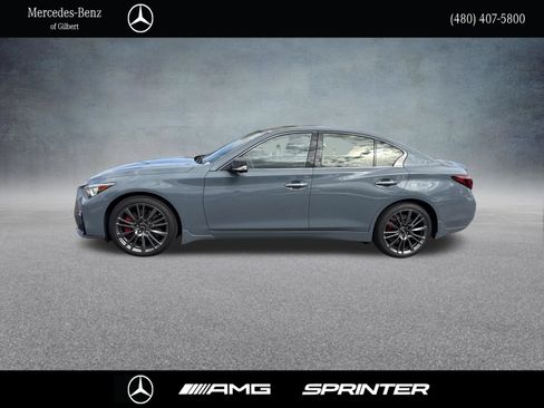 Used 2022 INFINITI Q50 Red Sport 400 w/ Cargo Package AWD/4WD image 3