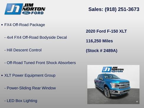 Used 2020 Ford F150 XLT w/ Equipment Group 302A Luxury image 15