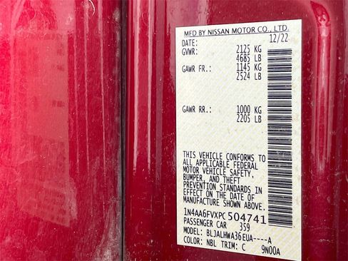 Used 2023 Nissan Maxima Platinum w/ Sport Mat Group image 34