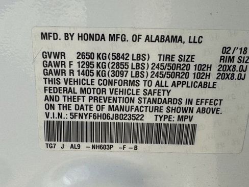 Used 2018 Honda Pilot Elite image 38