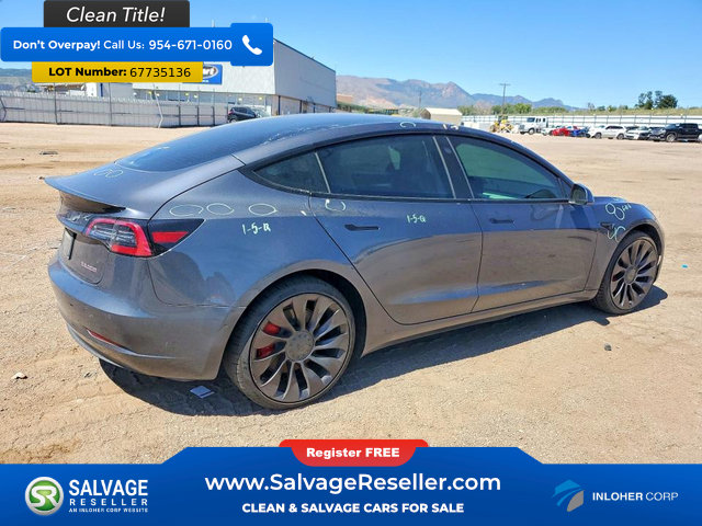 Used 2021 Tesla Model 3 Performance AWD/4WD image 4