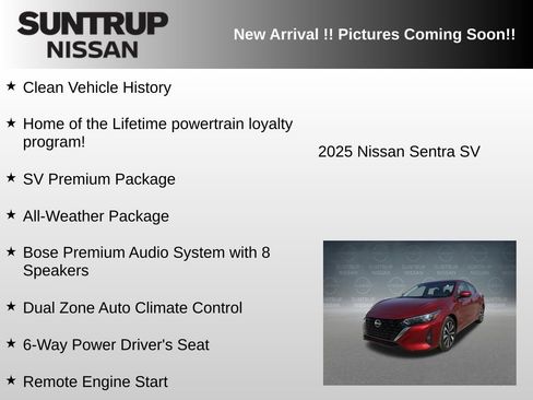 Used 2025 Nissan Sentra SV w/ SV Premium Package image 6