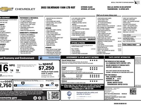 Used 2022 Chevrolet Silverado 1500 RST w/ Rally Edition image 13