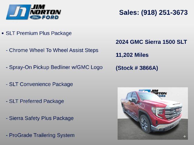 Used 2024 GMC Sierra 1500 SLT w/ SLT Premium Plus Package AWD/4WD image 18