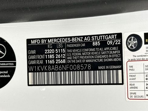 Certified 2022 Mercedes-Benz SL 55 AMG 4MATIC image 31