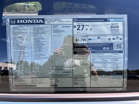 New 2027 Honda HR-V EX-L image 30
