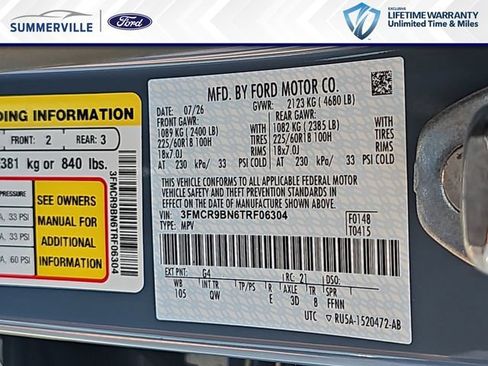New 2026 Ford Bronco Sport Big Bend AWD/4WD image 35